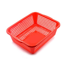 Multipurpose Drain Basket Shelves Fruit and Vegetable Washing Basket Rectangular Plastic Kitchen Sink Water Filter Basket (1Pc) - dailyneed.life