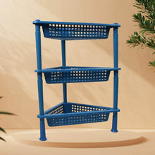 Triangle 3-Tier Plastic Storage Rack for Kitchen, Bathroom & Office - dailyneed.life