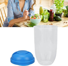 Fruit and Vegetable Salad Cups Easy Clean Salad Mixing Cup for Business People for Business Travel (1Pc) - dailyneed.life