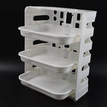 Plastic 3 Layer Wall-Mounted Food Organizer Rack (1 Set) - dailyneed.life