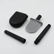 Silicone Toilet Brush with Holder Stand for Bathroom Cleaning - dailyneed.life