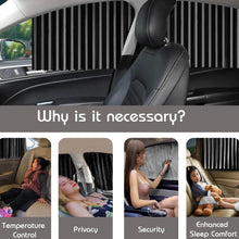 Car Window Curtain Sunshade | 4 Pcs Set with Hooks & Tapes - dailyneed.life
