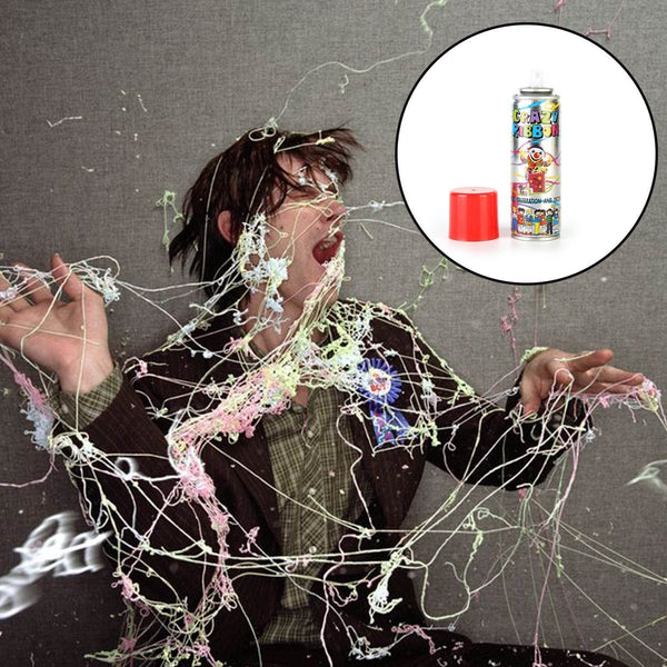 Party Crazy Ribbon Spray used while doing parties and get-together celebrations and can be used by all kinds of people. - dailyneed.life