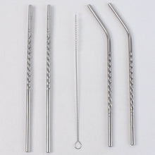 Reusable Stainless Steel Straws Set of 5 (2 Straight straws, 2 Bent straws, 1 Brush) - dailyneed.life