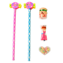 Fun Candy Design Pencil Set with Accessories Set (1 Set ) - dailyneed.life