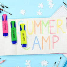 Highlighter Pen, Assorted Colours Water Based Broad Tip Writing Marker (3 Pcs Set) - dailyneed.life