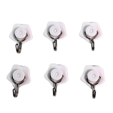 Multipurpose Self Adhesive Plastic Wall Hooks - 6 pcs - dailyneed.life