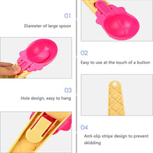 2-Piece Plastic Ice Cream & Watermelon Scooper with Trigger Dipper - dailyneed.life