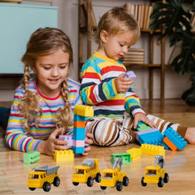 Mini Construction Toy Construction Truck Toys Construction Vehicles Alloy Truck Head, Excavator Digger Bulldozer Crane Toy For Boy Girl Toddler Gifts - dailyneed.life