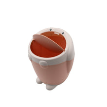 Little White Rabbit Trash Can Small Garbage can with lid Trash can for Cars Mini Dumpster for Desk Tabletop Litter bin Bunny Trash can Rabbit Garbage can,Mini Dustbin Garbage can for Desk - dailyneed.life