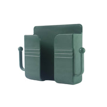 Wall-Mounted Mobile Charging Holder with Dual Hooks (1 Pc) - dailyneed.life