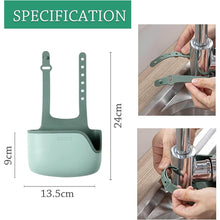 Plastic Kitchen Sponge Holder, Sink Drain Rack Sink Organizer Sink Drain Hanging Bag for Kitchen (1 Pc) - dailyneed.life