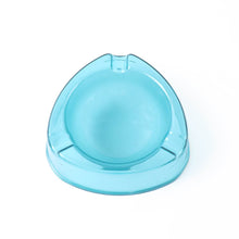 Oblivion Heavy-Duty Transparent Plastic Ashtray with Triple Rest Slots – Anti-Slip Base (1 Pc) - dailyneed.life