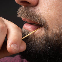 Wood Double Sided Toothpicks with Clear Plastic Storage Box - dailyneed.life