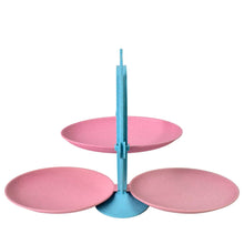 Foldable Fruit Plate Candy Dish | Multi Use Mirror Shape Dried Fruit Tray (1 Set) - dailyneed.life