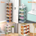 6 Layer Foldable Shoe Rack, Portable Storage Organizer for Home & Office - dailyneed.life