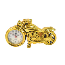 Golden Motorcycle Shape Alarm Clock, Motor Table Clock for Home Decor (1 Pc) - dailyneed.life