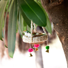 Artificial Jute Hanging Birds Nest Jhumar Chidiyan Ka Ghosla - dailyneed.life