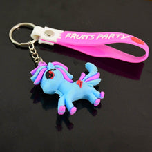 Cute Cartoon Unicorn Keychain with Silicone Strap (1 Pc / Mix design) - dailyneed.life