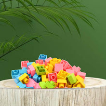 Pixel Cubes Toy for Children Early Education, Pixel Game Educational Board Games Board, Birthday Gift for Kids, Learning Math Toy, Brain Games, Math Puzzle (Approx 180 Cubes With Pixel Board & Book) - dailyneed.life