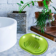 Plastic Soap Dish Holder for Bathroom Shower Wall Mounted Self Adhesive Soap Holder Saver Tray-Plastic Sponge Holder for Kitchen Storage Rack Soap Box, Bathroom ,Sabudani - dailyneed.life