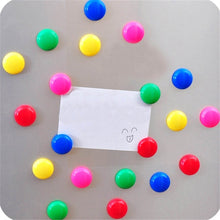 White Board Magnetic Particle Circle 2cm Color Magnetic Nail Household Teaching Magnet Strong Plastic Magnetic Buckle (Pack of 200pc) - dailyneed.life