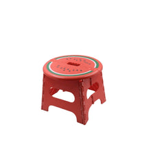 Mix Color Creative Thickening Folding Stool, Fruit Pattern Plastic Low Stool for Kindergarten Small Bench Hinge Handle Design,Learn Game Children's Kids Table Indoor Household Children's Chair Lightweight - dailyneed.life