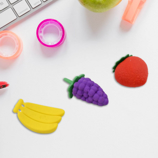3D Food Fancy & Colorful Erasers – Cute Novelty Eraser Set for Kids & School Prize (1 Set / Mix Design & Color) - dailyneed.life