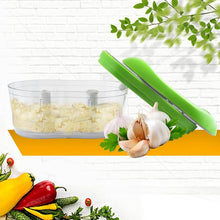 Manual Hand Push Garlic Cutter & Vegetable Chopper (1 pc) - dailyneed.life