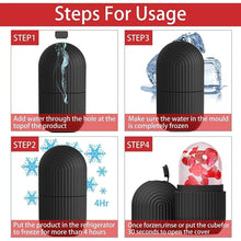 Face Ice Roller Massager for Swelling & Puffiness Reduction (Black) - dailyneed.life