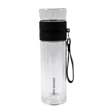 Outdoor Sport Glass Water Bottle With Steel Lid / 500 Ml Approx) - dailyneed.life