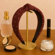 Women's Polka Dot Fabric Knot Hairband – Stylish & Comfortable (1 Pc) - dailyneed.life