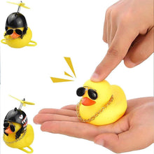 Beautiful Duck Car Ornaments Duck Bicycle Bell with Propeller Helmet (1 Pc / Mix Design) - dailyneed.life