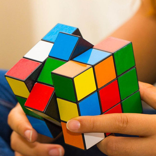 Plastic Fancy 3x3 Small Cube Puzzles Game - 2 Pieces (Multicolour) - dailyneed.life