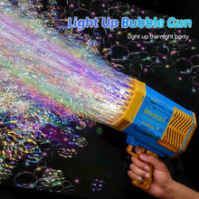 69 Holes Big Rechargeable Powerful Machine Bubble Gun Toys for Kids Adults, Bubble Makers, Big Rocket Boom Bubble Blower Best Gifts - dailyneed.life