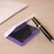 Yashu Plastic Stamp Pad Violet Ink, Quick-Dry Refillable Pad (1 Pc) - dailyneed.life