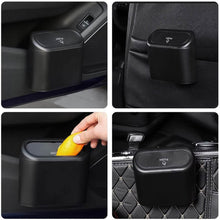 Mini Car Trash Can with Lid, Waterproof Car Trash Bin Storage Box (1 Pc) - dailyneed.life
