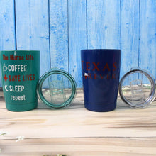 Stainless Steel Vacuum Insulated Mug with Lid (1 Pc / Mix Design & Color) - dailyneed.life