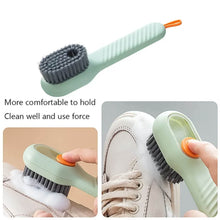 Cleaning Sponge Brush with Liquid / Soap Dispenser & With 4 Refill Brush Heads (1 Set) - dailyneed.life