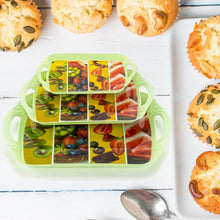 Serving Tray Set (Pack of 3 Pcs) (Small, Medium, Large) (Multicolour) - dailyneed.life