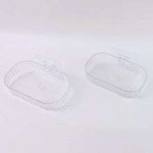 Self Adhesive Transparent Wall Mounted Soap Dish Holder (2 Pc) - dailyneed.life