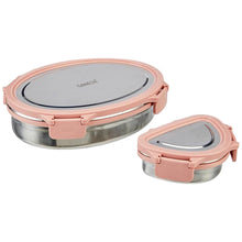 Ganesh Classy 2-Piece Stainless Steel Lunch Box Set - dailyneed.life