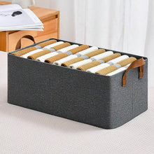 Cloth storage baskets, closet storage bins, Canvas Fabric Storage Basket for shelves, basket organizers for shelf, storage bins for clothes (48×27 Cm) - dailyneed.life