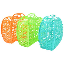Plastic Foldable Basket Bag || Fruit & Vegetable Storage Basket (3 Pcs Set / Multicolor) - dailyneed.life