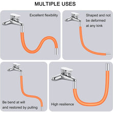 Flexible Water Tap Extender, 360° Bending Faucet Extension Tube with Connector (18cm) - dailyneed.life