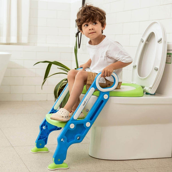 2 in 1 Training Foldable Ladder Potty Toilet Seat for Kids ----- - dailyneed.life