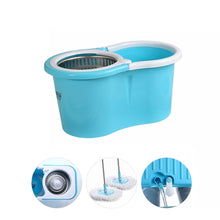 RAPID STEEL SPINNER BUCKET MOP 360 DEGREE SELF SPIN WRINGING WITH 2 ABSORBERS FOR HOME AND OFFICE FLOOR CLEANING MOPS SET - dailyneed.life