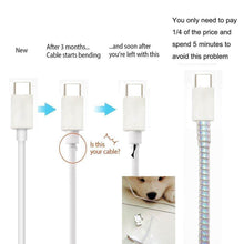 Metallic Cable Protector for Cords & Headphones (Spiral Wrap) - dailyneed.life