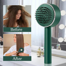 Air Cushion Massage Brush with Long Handle & Self-Cleaning Detangling Comb, Hair accessories - dailyneed.life