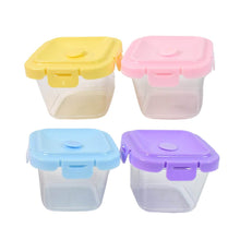 Plastic Food Storage Containers with Lid (4 Pcs Set / 500 ML) - dailyneed.life